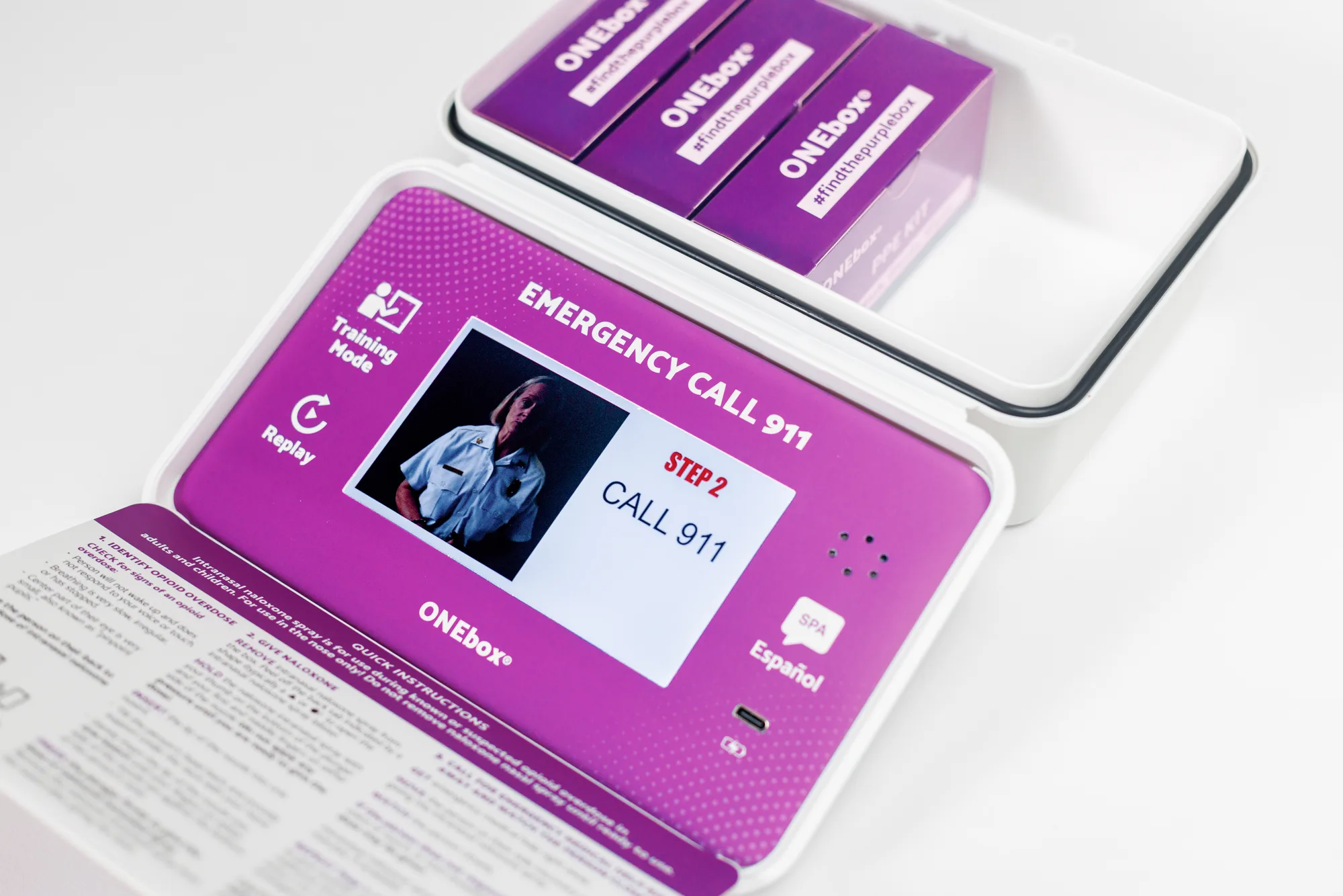 ONEbox Colocation display on packaging