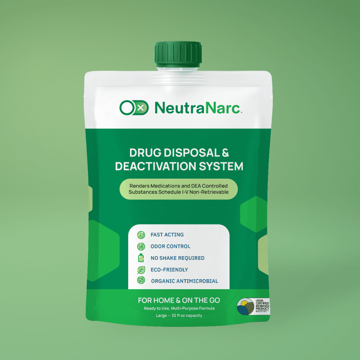 NeutraNarc Disposal Pouch, large, front